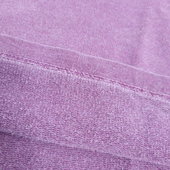 VINTAGE 90s top faded maroon long sleeve boxy hook and eye M - Picture 7 of 10